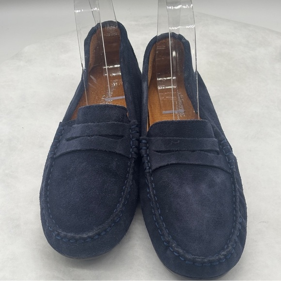 J. Crew Blue Boy’s Moccasin-Style Shoes size 36 EU - Picture 1 of 8